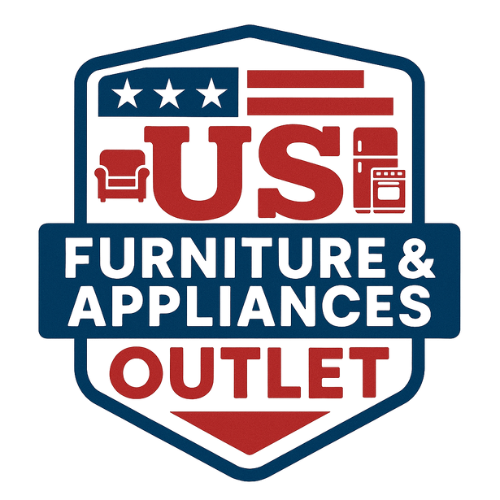 US Furniture and Appliances Outlet logo with patriotic design